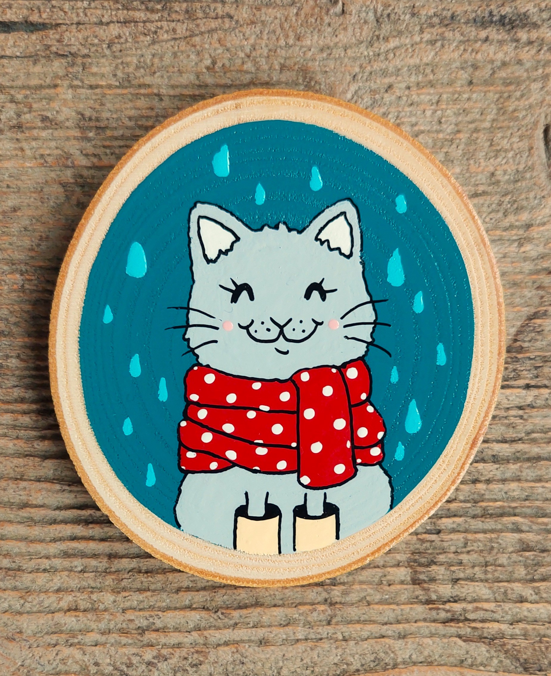 Purring in the rain
